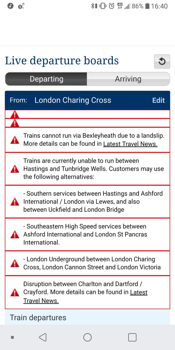 Southern_Trax's tweet photo. Me: Oh boy it's time to go home, I wonder when my next train is!?
@Se_Railway: err about that... #southeasternfail #charingcross #Southeastern https://t.co/Jm8REOkXGK