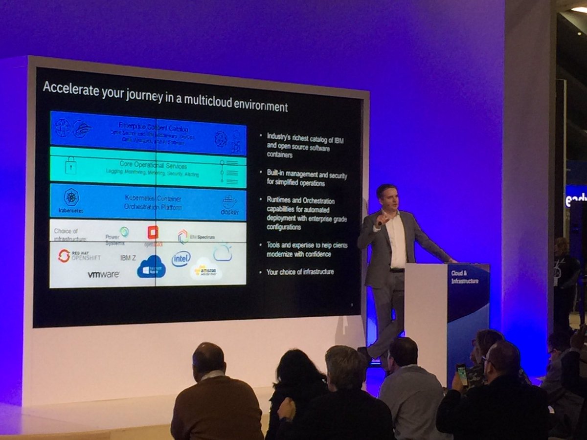 SudhakarChellam's tweet image. @ciaranryan_tech presenting IBM management strategy at #THINK2019 @ibm  to a full house #netcool