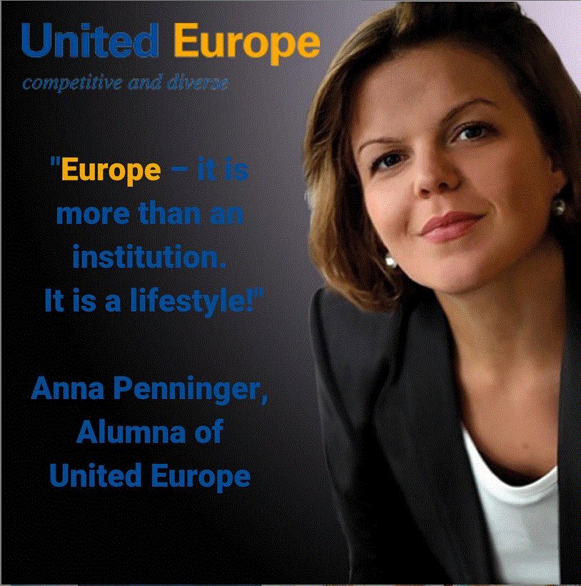 unitedeurope_eu's tweet photo. Only 102 days to the #EuropeanElections! #VoteForEurope
UE alumna @AnnaPenninger: "#Europe is more than an institution. It is a lifestyle. Exchange semester to learn a foreign language without leaving the continent. Moving freely between countries – united in trade and peace." https://t.co/xoAPqsKJOr