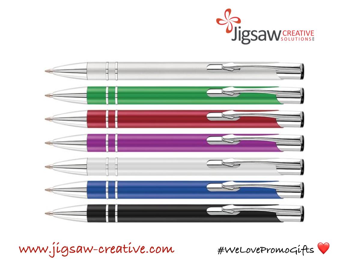 JigsawCreative's tweet image. With 1000&apos;s of #Branded pens to choose from we know that we will find one that is WRITE for your brand &amp;amp; budget 🖊

Here are a few of our favourites...

#BrandedPens #GettingItWrite #WereHereToHelp #BrandAwareness #Make2019TheYearOfYourBrand #GettingYourBrandInYourCustomersHand
