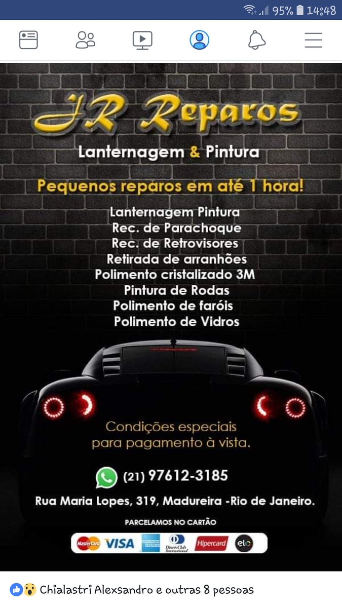 Serviço rápido e confiável.