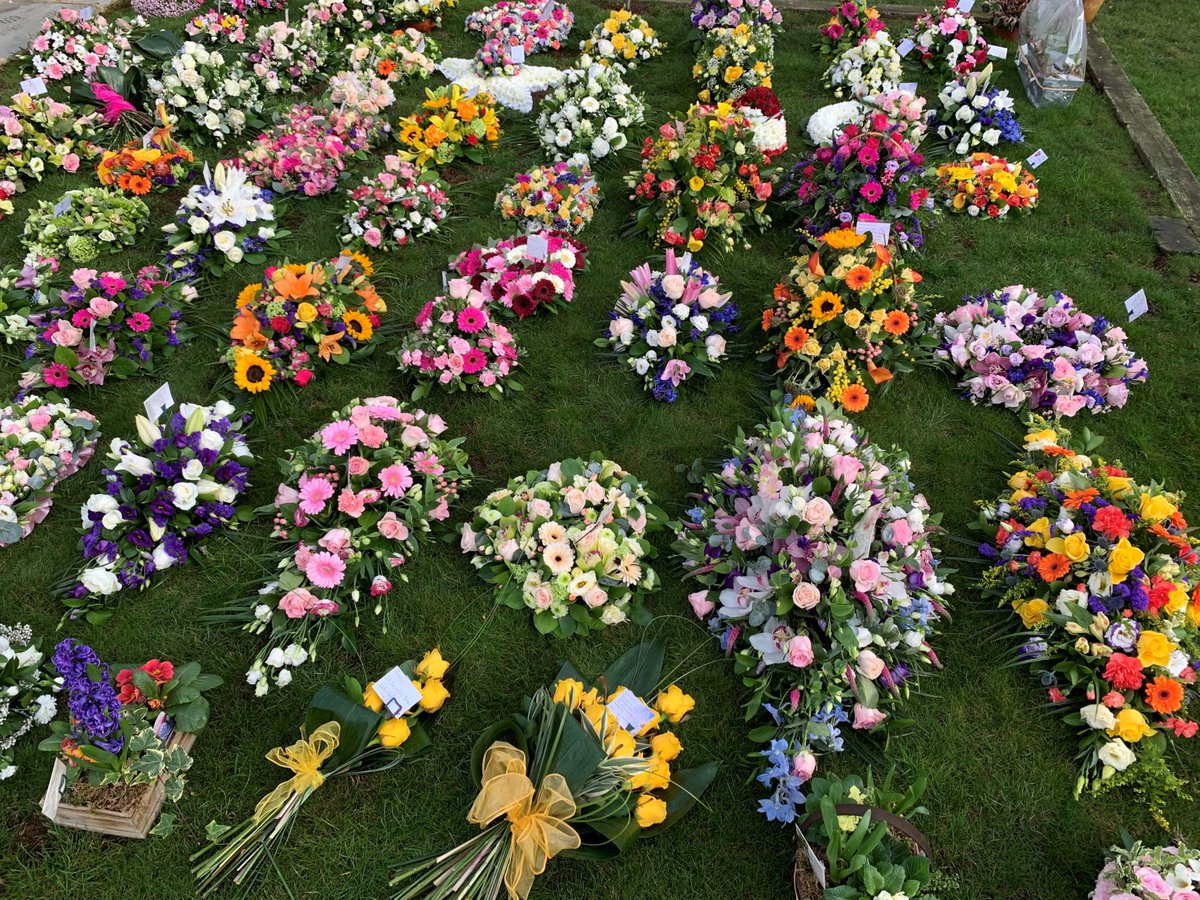 Rita always loved flowers, and yesterday her dream came true as she said goodbye to us.