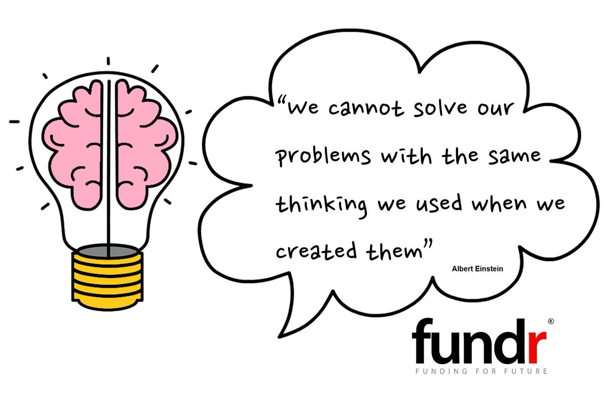 FundrGlobal's tweet image. Thinking ‘out of the box’ to solve global problems is something we all need to do! We created these problems together... so let’s solve them together. #fundr.org #letsworktogether #sharethispage #alberteinstein #better #world #for #all #makeadifference #fundr #fundingforfuture