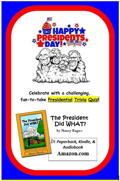 triviaquizbook's tweet photo. Celebrate Presidents' Day,  Mon., Feb. 18!  What better way to celebrate than with a Presidential Triva Quiz from  "The President Did WHAT?" -- trivia quiz &amp; fact book.  #trivia #parents #teachers #SAHM #homeschool #HSMommas #librarians #edchat #elemed #politicstrivia https://t.co/mwird2H1hg