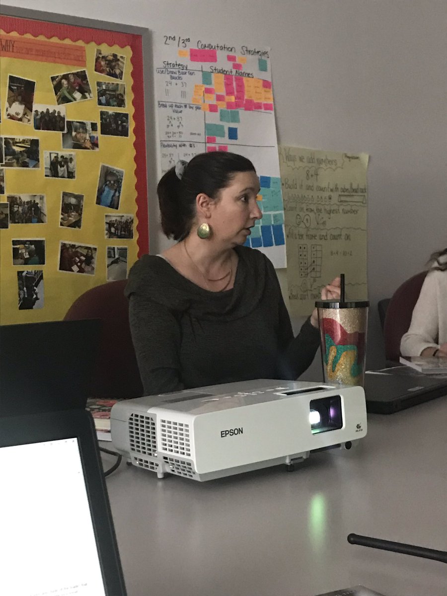 Nicole Ball came out today and supported our learning during Kindergarten CLT around Choice Time using similar structures as a math, reading or writing workshop #FCPSR2