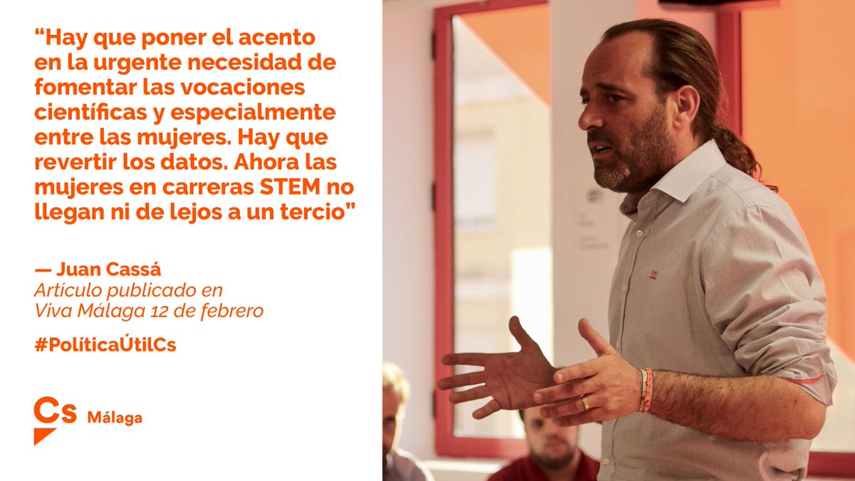 🗞 <a href="/Juancassa/">Juan Cassá Lombardía</a> repasa en <a href="/viva_malaga/">Viva 7TV Málaga</a> la apuesta de Ciudadanos por fomentar las vocaciones científicas en nuestra ciudad: Málaga Byte, World Robot Olympiad, Woman Talent, Gamepolis...
💬 "Es vital diversificar nuestro modelo productivo"
📲 ¡Léelo aquí! 👉🏼 malaga-ciudad.ciudadanos-cs.org/2019/02/12/voc…