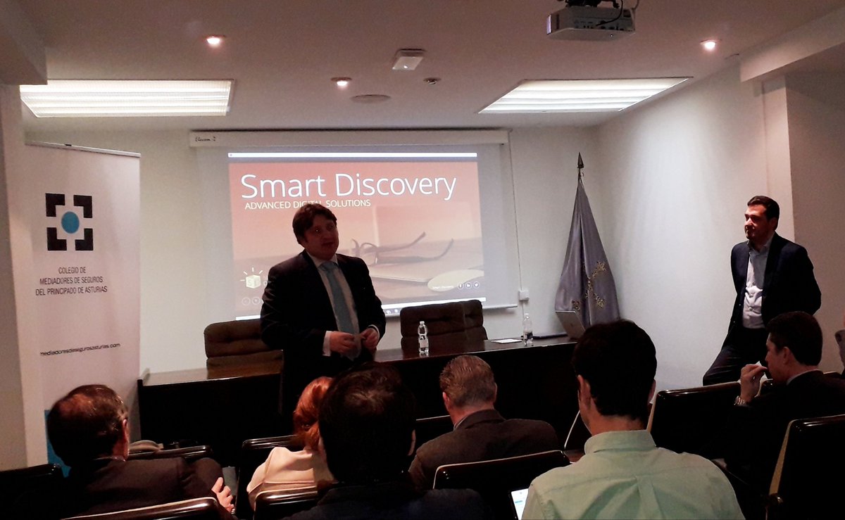 damiandeluis's tweet photo. Presentación en @mediadoresastur de #smartDiscovery #Insurtech https://t.co/nV6vm004h0