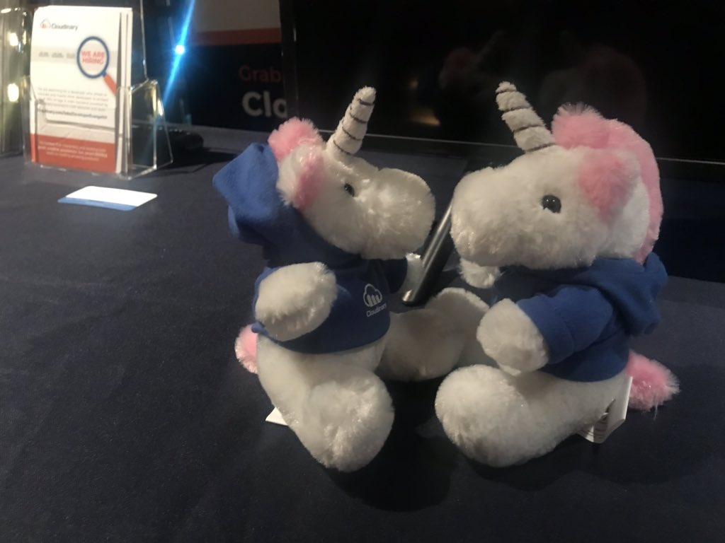 MayaShavin's tweet image. And its all about these #cute unicorns of @cloudinary  🦄 #FrontEndDeveloperLove