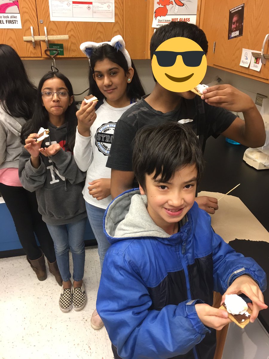 Science is better when you can eat it! Students learn through investigation the three types of heat transfer #Radiant #Conduction #Convection #shms19 #lcps19