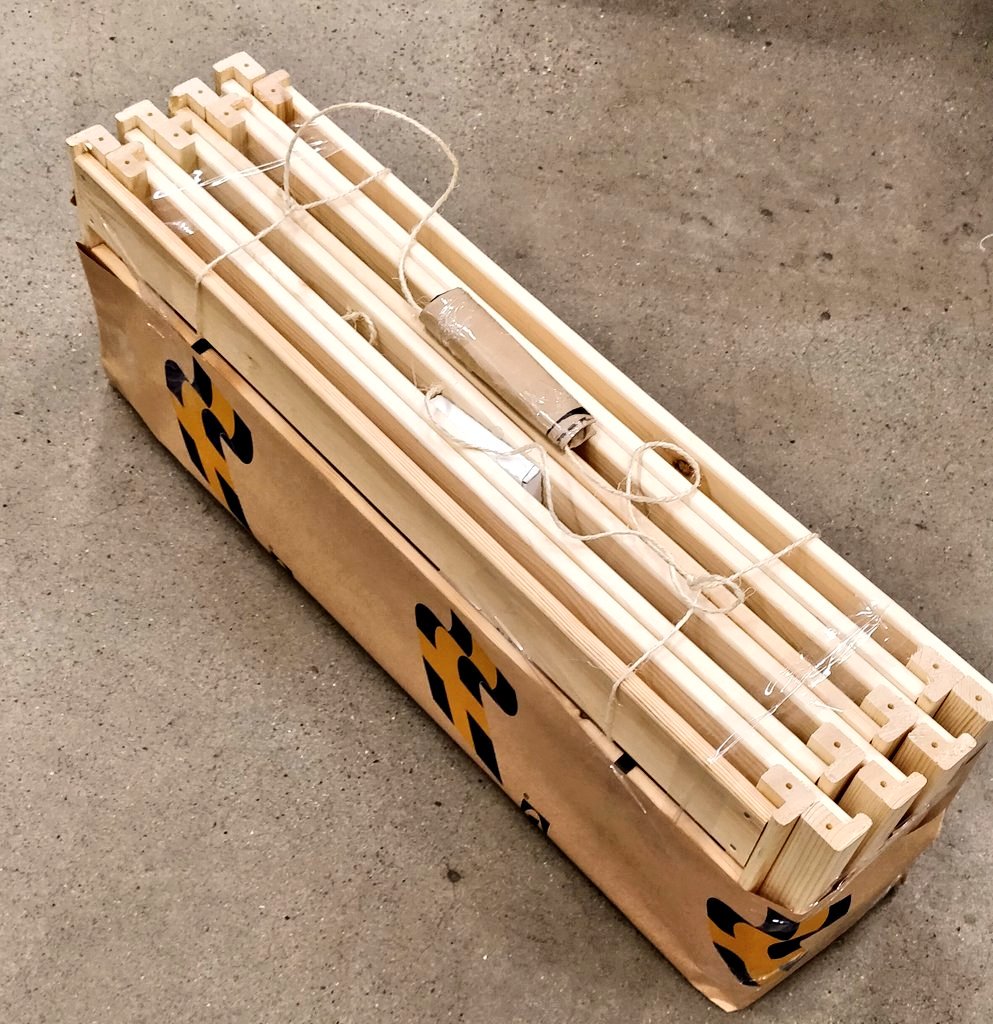 When your bag is too big to carry your purchase... You fabricate one🤓. You should hire me <a href="/IKEA/">IKEA</a> 😂