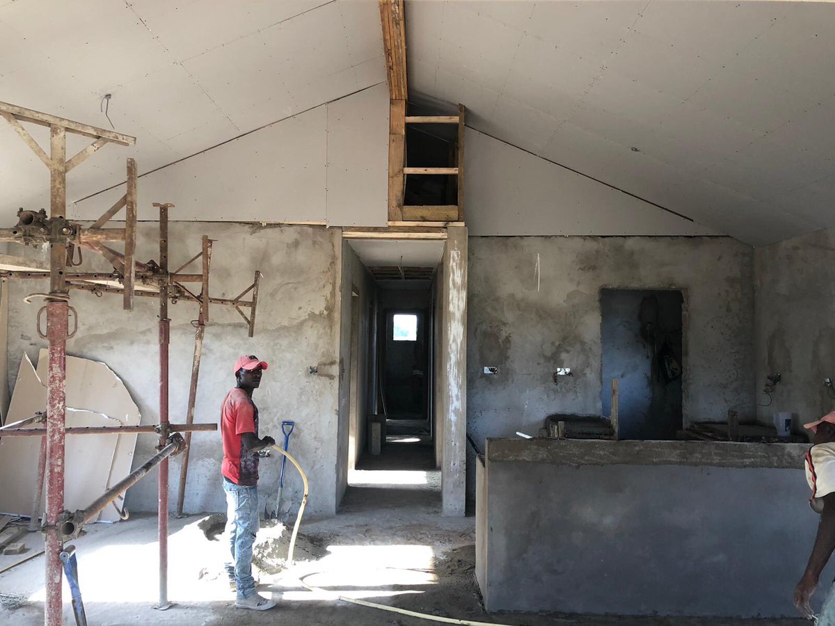 STEMM7's tweet image. Our two new orphan homes are looking good! Our focus right now is on electric and plumbing. We are also plastering doors and windows as well as finishing the interior ceilings. Stay tuned for more to come about our children's homes!