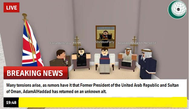 Rumors have it that Former Sultan of Oman, @aahaddad5 has returned to the international community. Many consider this to be false.