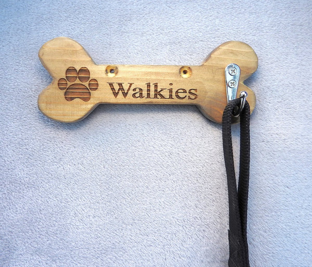 Excited to share this item from my #etsy shop: Walkies Dog Lead Hook  #pets #dogleadhook #dogleadhanger etsy.me/2STZSp8