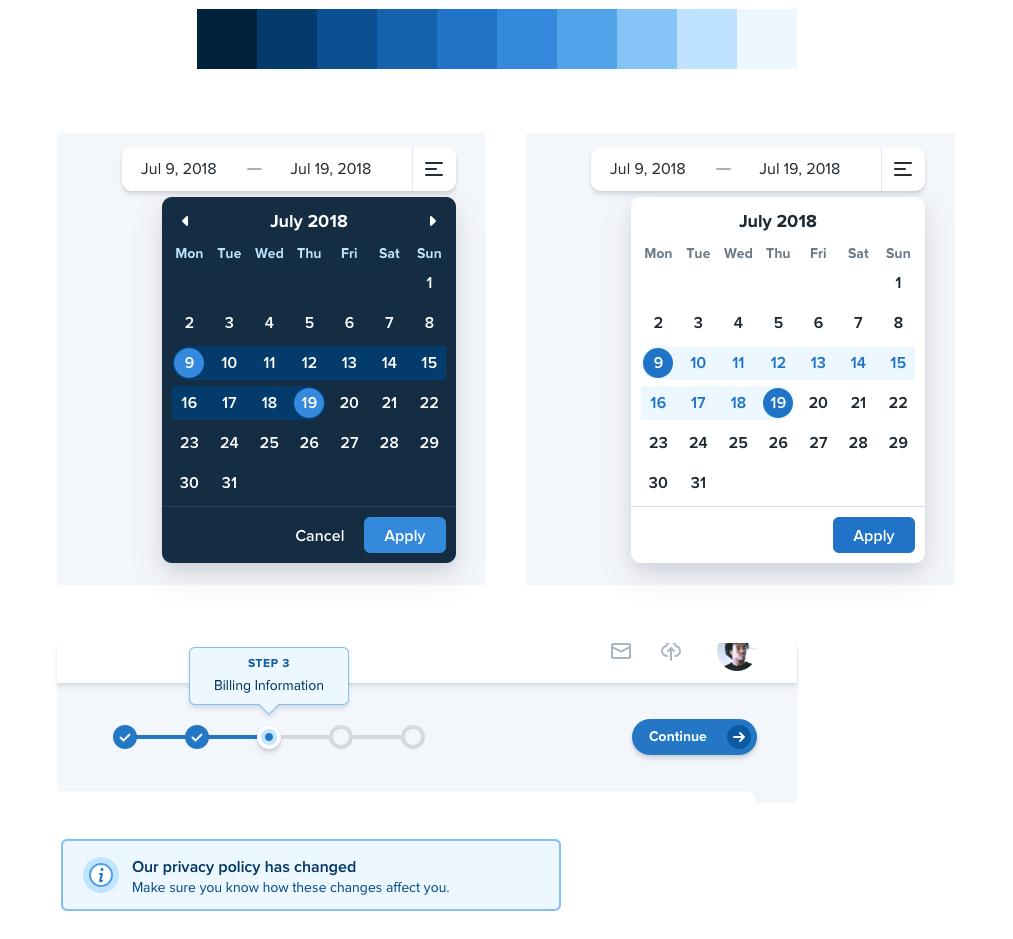 steveschoger's tweet image. ☝🏻 Additionally, I&apos;ve been creating a ton of fake examples to test the colours on to ensure they work in practice on both dark and light UI&apos;s:
