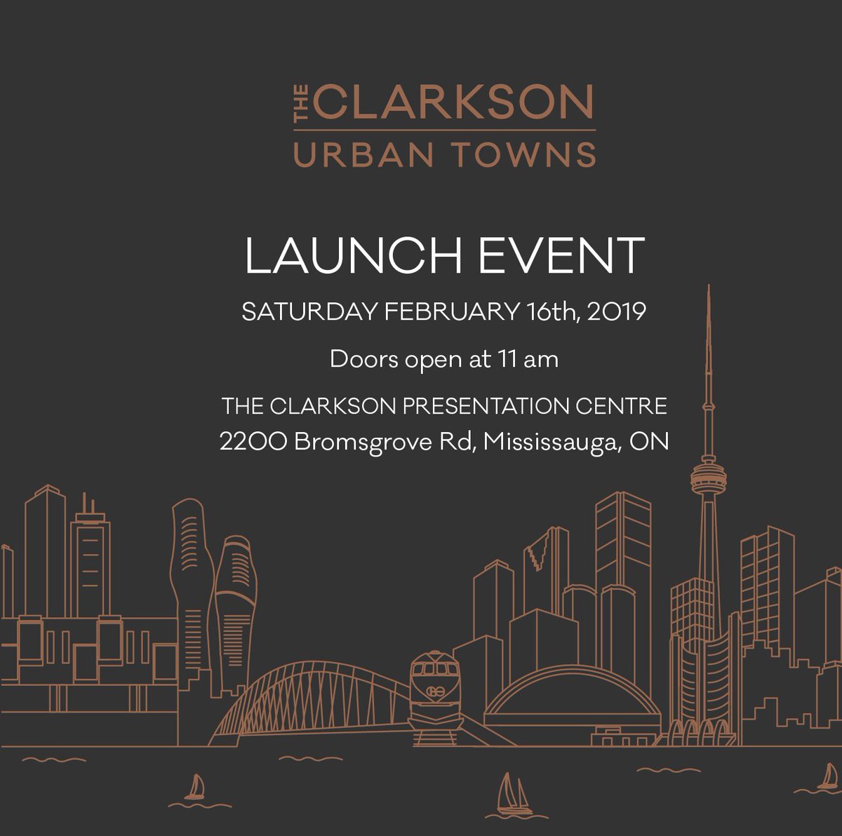 HAVEN_Develops's tweet image. Join us this weekend for the official launch of The Clarkson and take advantage of our limited time opening bonus. Theclarkson.ca #clarksonvillage #urbantowns #mississauga #launchevent