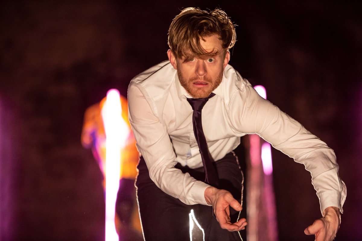 upstarttheatre's tweet photo. Tonight we're opening @sicarrolljones' beautifully powerful solo show #MARCO @VAULTFestival. Exploring cycling hero and drugs cheat Marco Pantani's final days, it's an epic show about the excruciating pressures of trying to be an alpha male.

📸 @aliwrightphoto https://t.co/84lYXVMErS