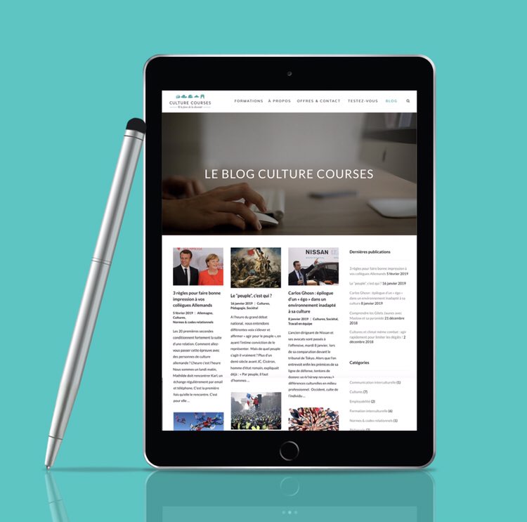 JLF_Agency's tweet photo. [Blog Interculturel 🎎] Après la refonte du site internet de l’organisme de #formation @culture_courses, nous sommes ravis de poursuivre notre collaboration avec la mise en ligne du #blog dédié à l’interculturalité ! 👉 https://t.co/qXssUHIGAY #rh #culture #interculturel https://t.co/dxuy6h8Jyu