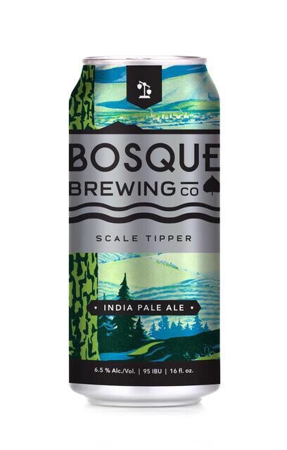 BosqueBrewingCo's tweet photo. Today marks a new era of Bosque, and we’re starting off with the beloved Scale Tipper. With this release comes our new, refreshed logo. You can read about it at the blog on our website. 

Scale Tipper is available @ all taprooms in cans and on draft at 11 a.m. tomorrow, 2/14 https://t.co/TpsIMfjT7m