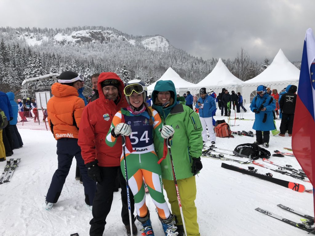 Final finishing position for Elle Murphy is 40TH - after her super second run 🙌 she was competing the the Giant Slalom at the #EYOF2019 in #Sarajevo for #TeamIreland☘️🇮🇪 
Full report to follow!
