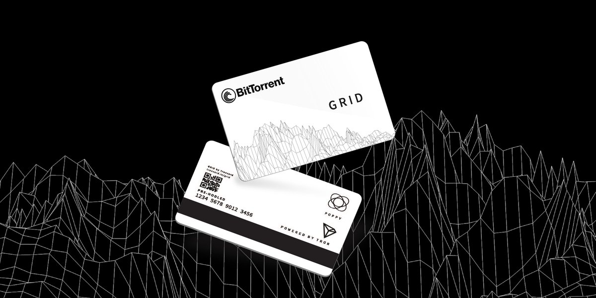 Introducing the BitTorrent $BTT card, powered by #GRID. Receive, store and use $BTT on the go! Stay tuned for more info. <a href="/Troncard_io/">Troncard</a>