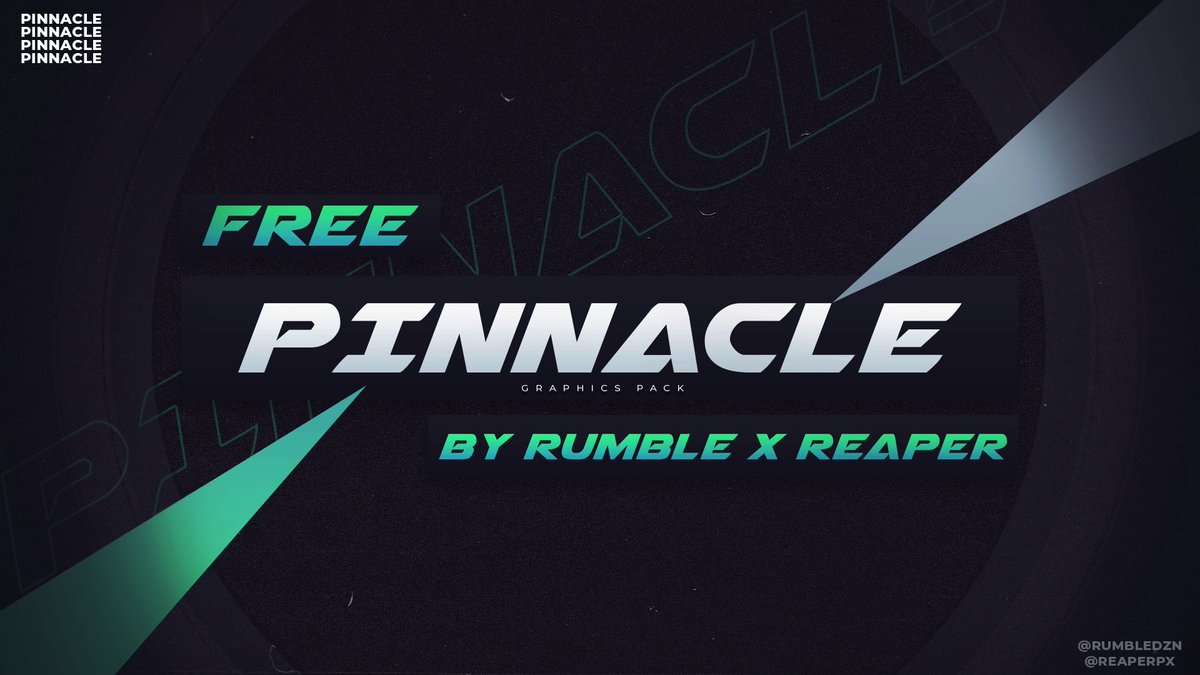RumbleDZN's tweet photo. *FREE* Pinnacle Pack by @RumbleDZN x @REAPERpx.
Each RT gets a DL link in their DMS, [ Must be following both of us ] https://t.co/QVfYBel5N6
