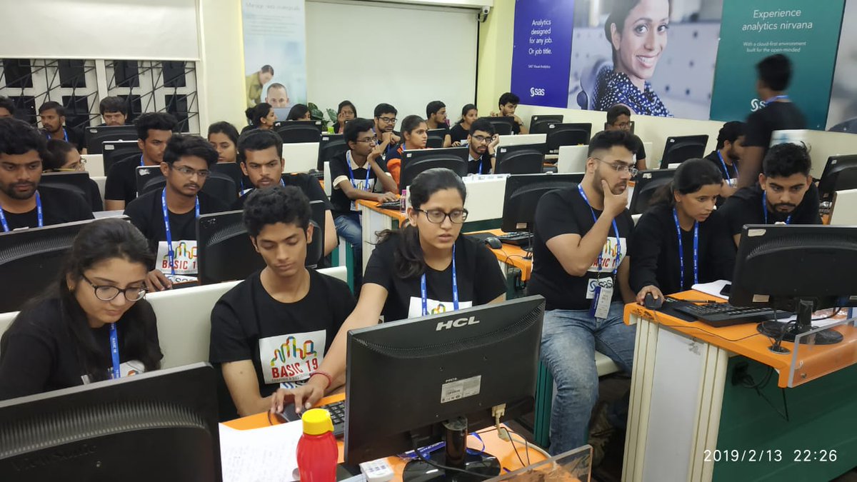 VESIMspeaks's tweet photo. Participants are ready to burn the midnightnight oil and how!
#Basic19 #DataQuezt https://t.co/jtSuR1mJJo