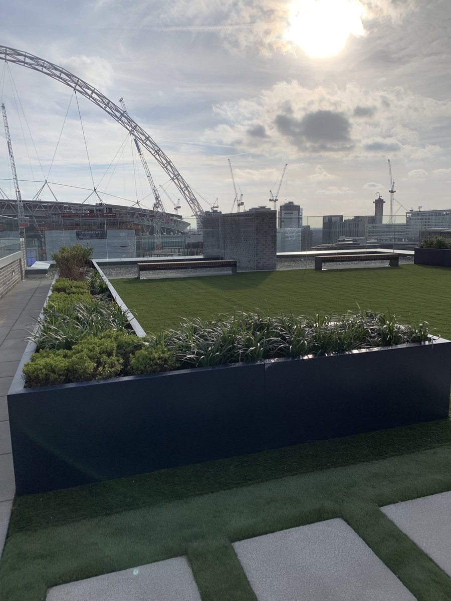 KirkNelsonLA's tweet photo. Landsby roof garden view! @LDADesign @Wembleypark @TipiLondon https://t.co/Wnhmrd17XZ