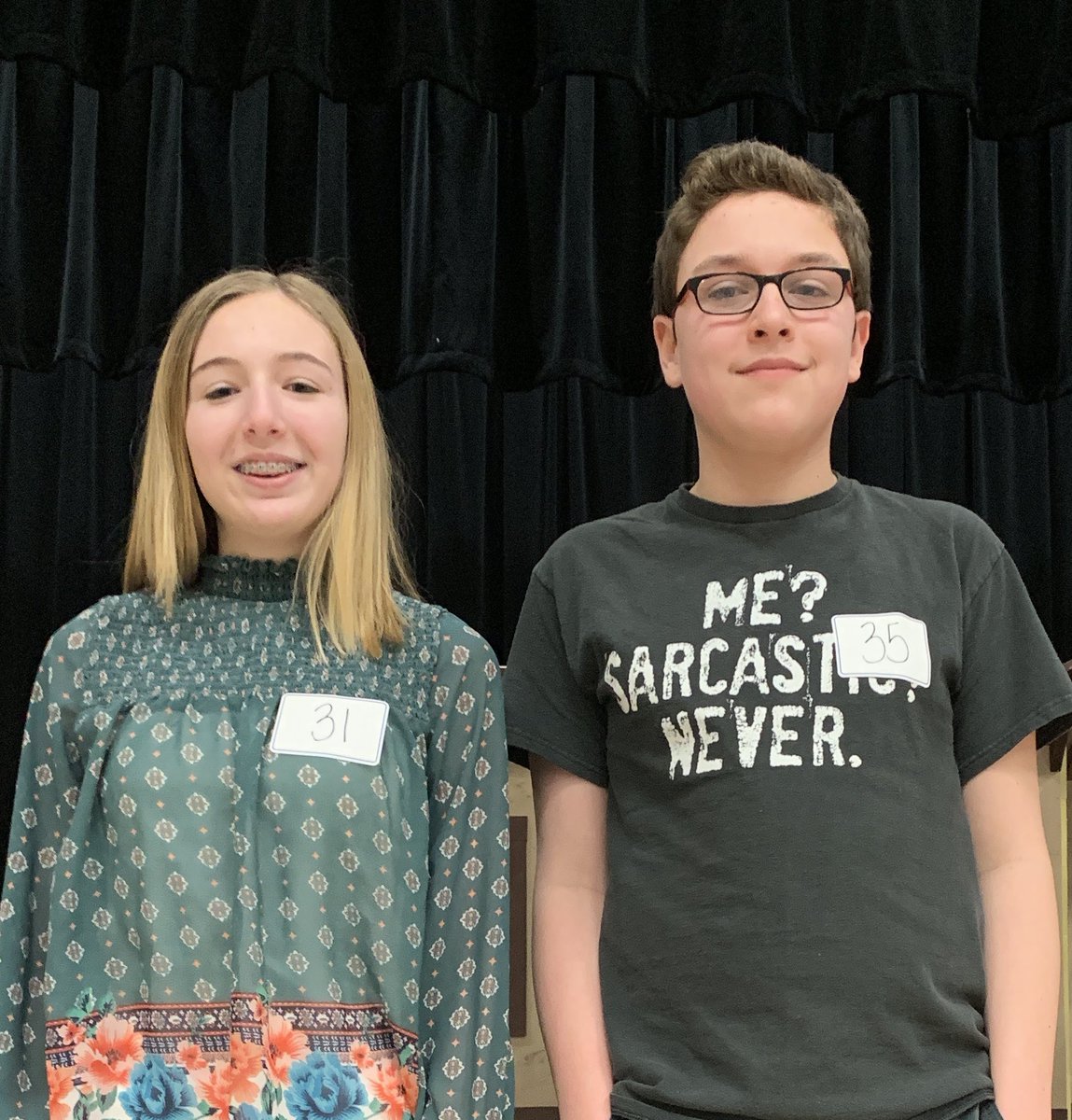 Congratulations to Phoebe who is our Spelling Bee Winner and to Connor who is the runner up. We are so proud of all of the students who participated in this event! #PennDelcoProud