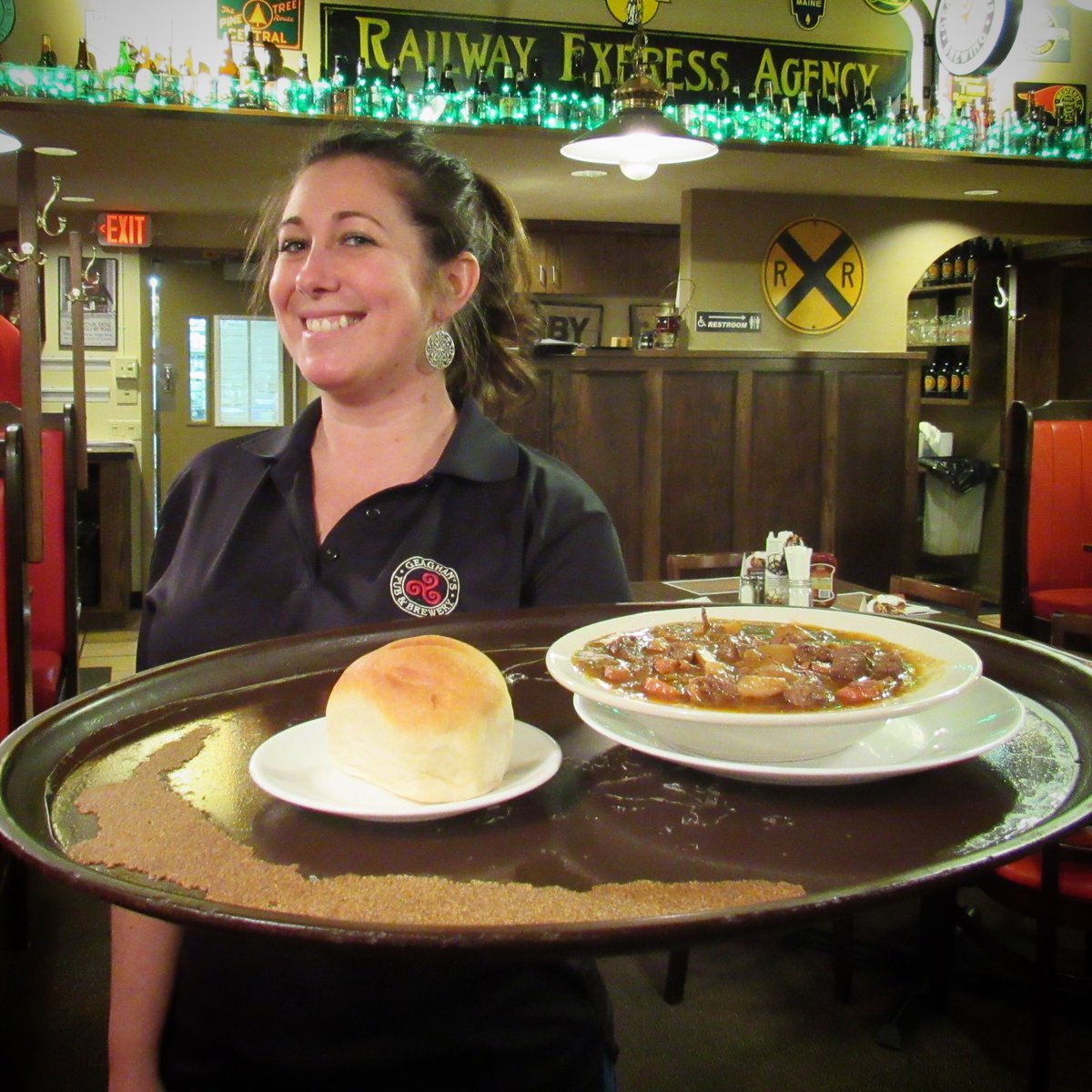 We are open, and Beef &amp; Stout Stew is on special! #heybangor