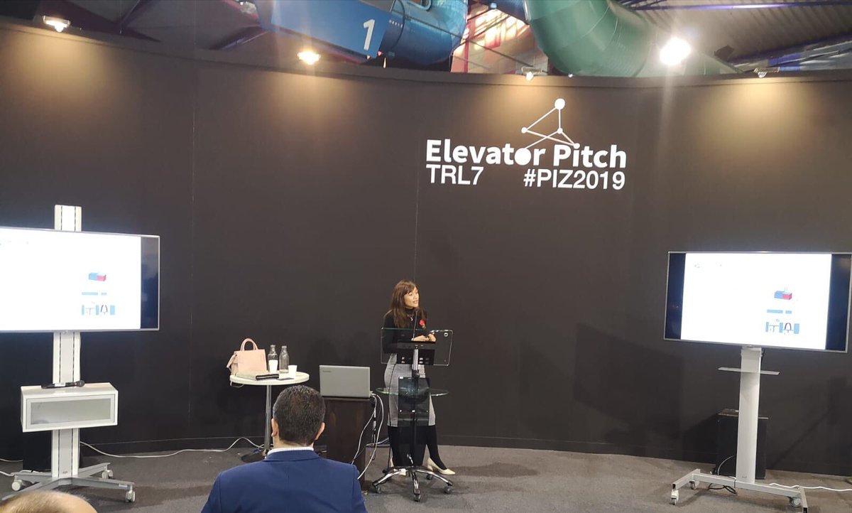 TRIDITIVE's tweet photo. Nuestra CEO Mariel Díaz Castro durante su ponencia "Automatización de la fabricación aditiva en metal con #AMCELL®" en el Elevator Pitch de #PIZ2019 https://t.co/KGnS6dLEcx