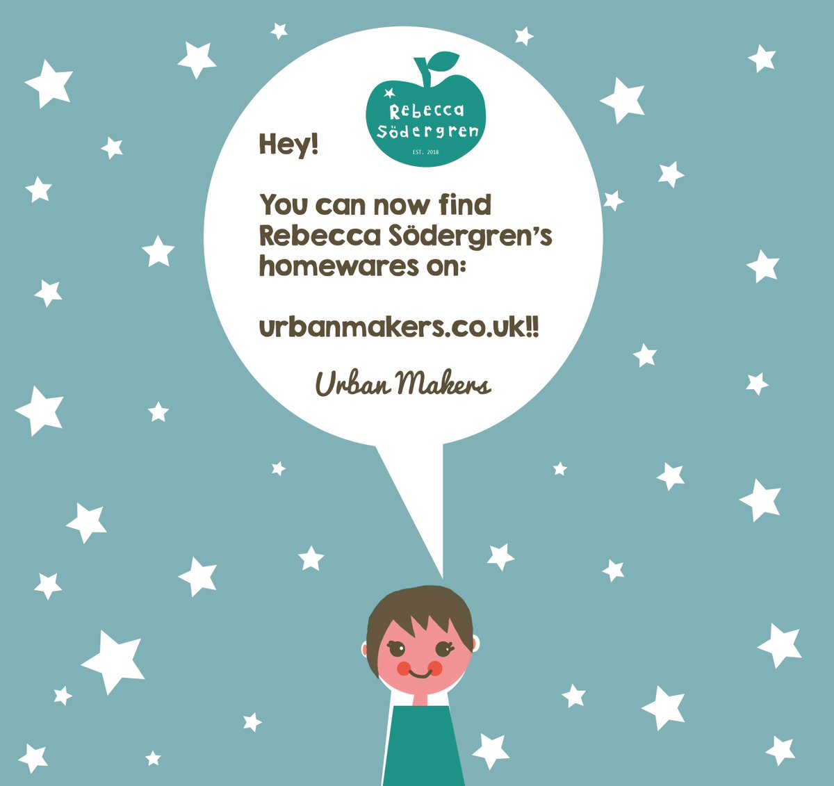 RebeccaSdergre1's tweet photo. As of today, you can buy Rebecca Södergren's homewares on the fabulous Urban Makers' website:  https://t.co/Psc67e9jEp

https://t.co/CEVvztGqCP

@urbanmakers_uk #kidshomewares #cushions #lampshades #kidsbedroom #baby #startup #londonmarkets #newbusiness https://t.co/EgH0wd06Ki