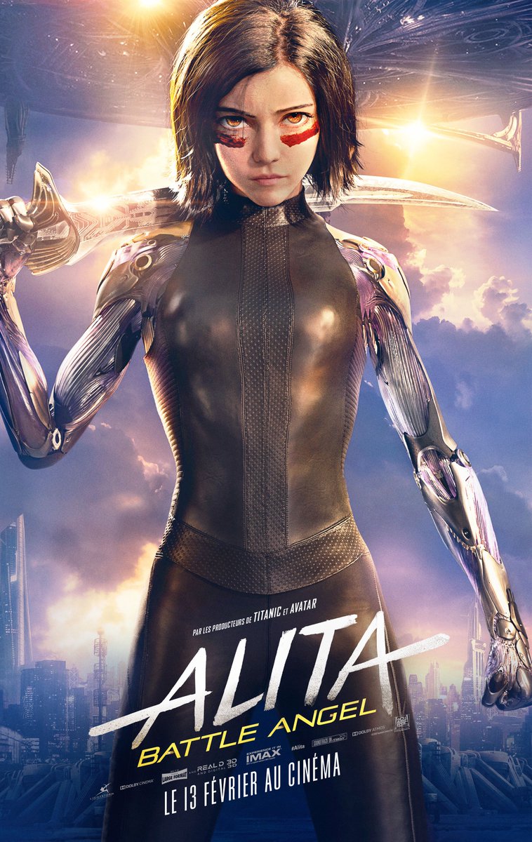 We_Are_Trend_'s tweet image. 🎬 sortie du mercredi 🎬

Alita : Battle Angel ⚔️

Le nouveau de film de James Cameron &amp;amp; Robert Rodríguez 
Qui est chaud ? 🔥
#movie #alitabattleangel #film