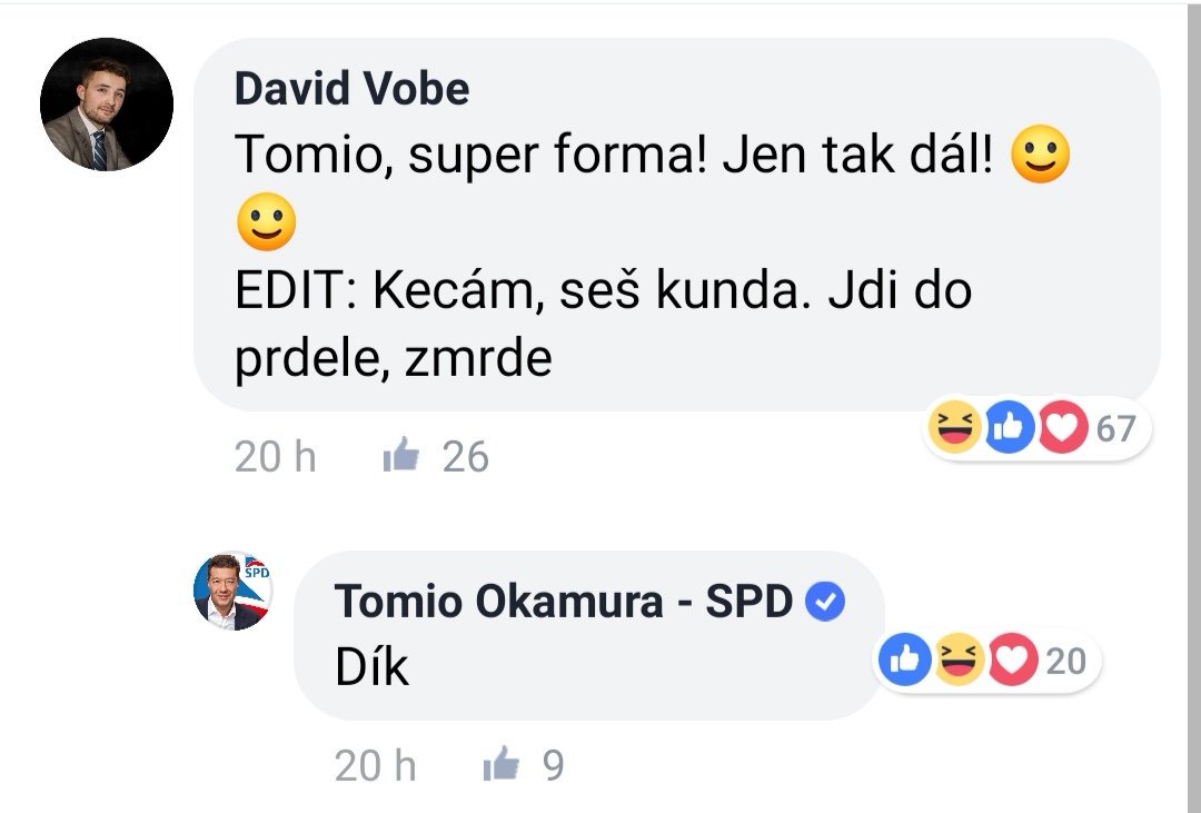 Tlačítko editace příspěvku na Facebooku je dílo ďáblovo.