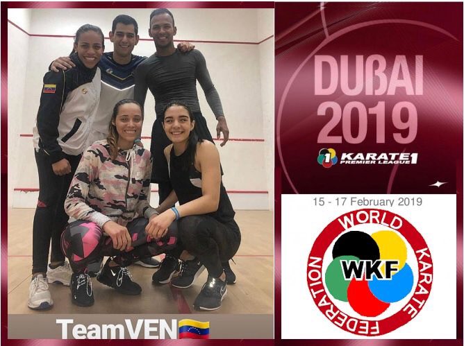 #PuntoInformativo || <a href="/Fvkarate/">FVKD</a> Génesis Navarrete <a href="/geneNkarate18/">Génesis Navarrete</a> , Freddy Valera <a href="/freddyvaleraa/">FREDDY VALERA KARATE</a> , Andrés Madera <a href="/ANDRESMADERA/">ANDRES MADERA</a> , Claudymar Garcés <a href="/claudymargs/">Claudymar Garces</a> y Andrea Armada  <a href="/andrearmadar/">Andrea Armada</a>  Listos para el Open Dubai🇦🇪  Dios Primero 🙏🏻 #TeamVEN🇻🇪#Karate1PremierLeague #Focus