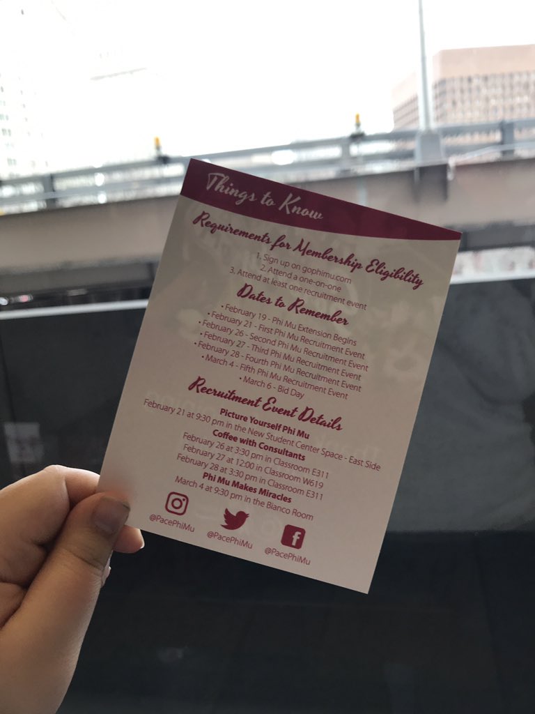 kaitrosed's tweet photo. EXCITING NEWS!! Iโm SO proud to be joining #TeamPhiMu here at @PaceUniversity ๐ฆ๐ @PacePhiMu is looking for undergraduate women from all different academic years and majors to start a brand new chapter here at Pace. Find out more at https://t.co/GIYKMrfdnI ๐คฉ๐โจ https://t.co/yXjvcHanvn