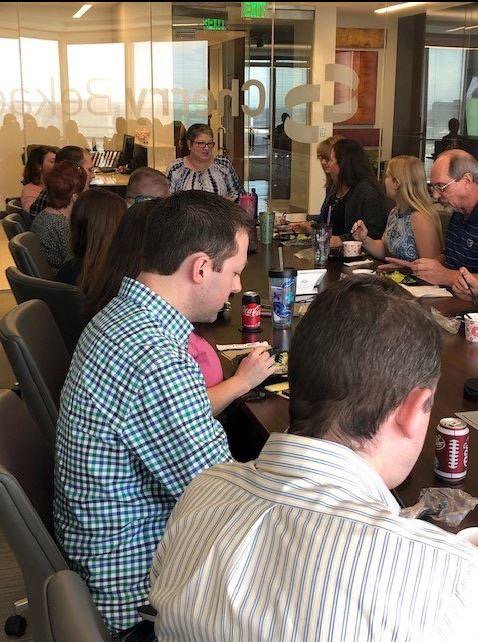MThompsonCB's tweet photo. Did I mention how much I enjoyed my visit to the @CherryBekaert Tampa office last week? Great conversation and so proud of all the work that group is doing in building for the future! #CBFuture @CEOOnTheGo #LunchChat https://t.co/IzSXNrfJ00