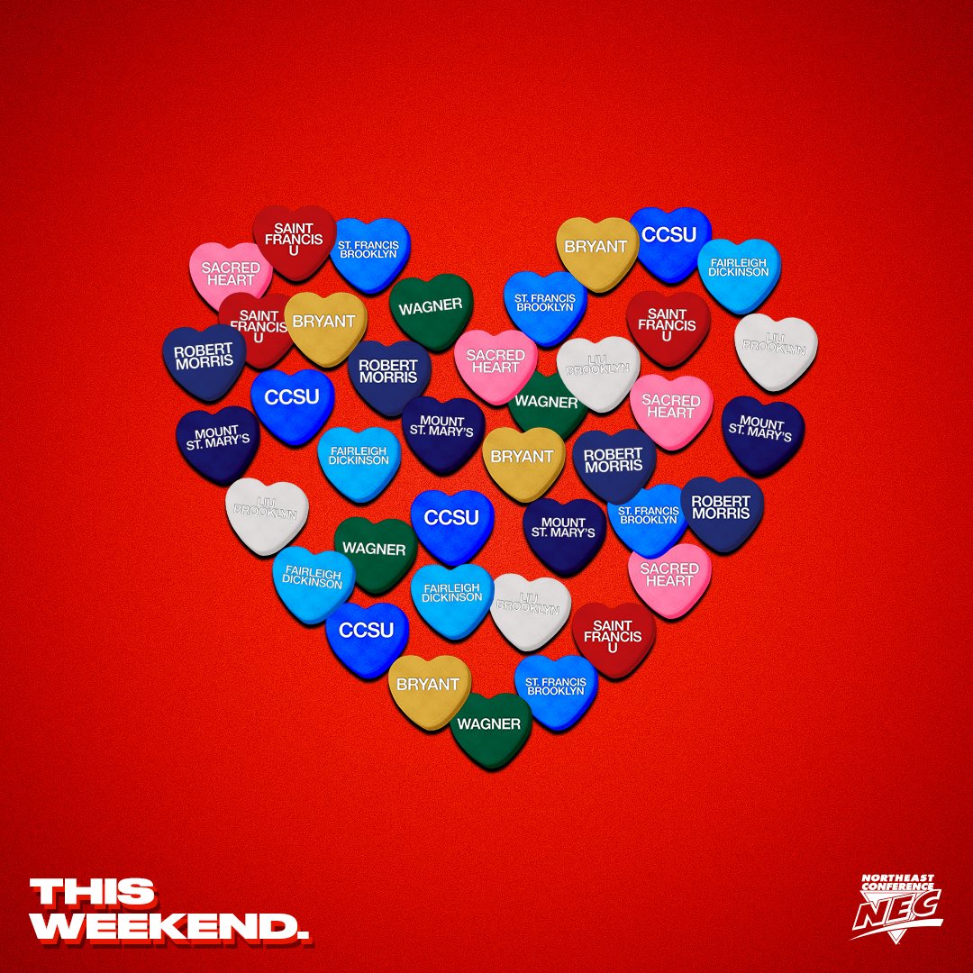 NECsports's tweet photo. All you need is ❤️ (&amp; 🏀, of course). https://t.co/EM8GR7EvJS