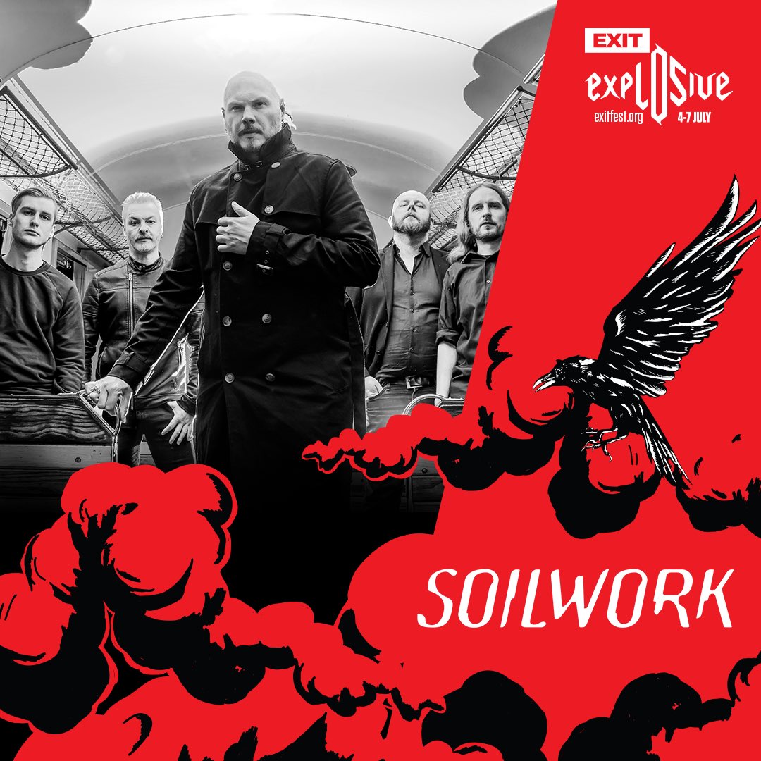 Soilwork's tweet photo. See you at #explosivestage this summer at @ExitFestival 🔥🔥🔥 #soilwork #verkligheten #exitfestival https://t.co/and4uZPImy
