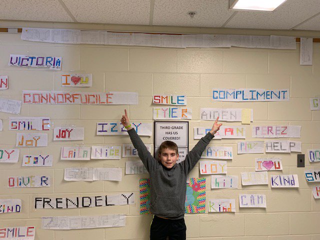 SS_SCurriculum's tweet photo. When you are working on area in 3rd grade and you ask your learners to create a word, and find its' total area....Very Impressive, Zach. Way to perseverance!  #supercalifragilisticexpialidocious https://t.co/zT8EyQdaHV