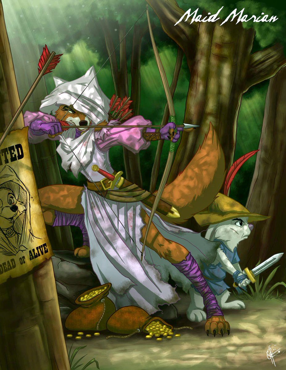 twisted princess maid marian by jeftoon