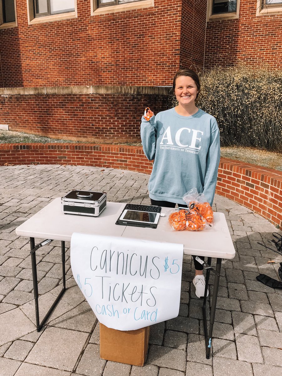 UTKACE's tweet image. Carnicus tickets are being sold on PED now until 3!! $5 - cash or card! 🗯