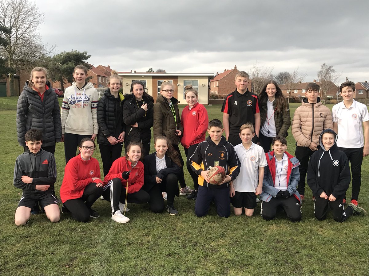 What a fantastic afternoon for our sports leaders team today running the primary y5/6 area tag rugby tournament 🏉 The confidence and leadership skills on display were outstanding - well done team! #thefutureisbright <a href="/bedalehigh/">Bedale High School</a>