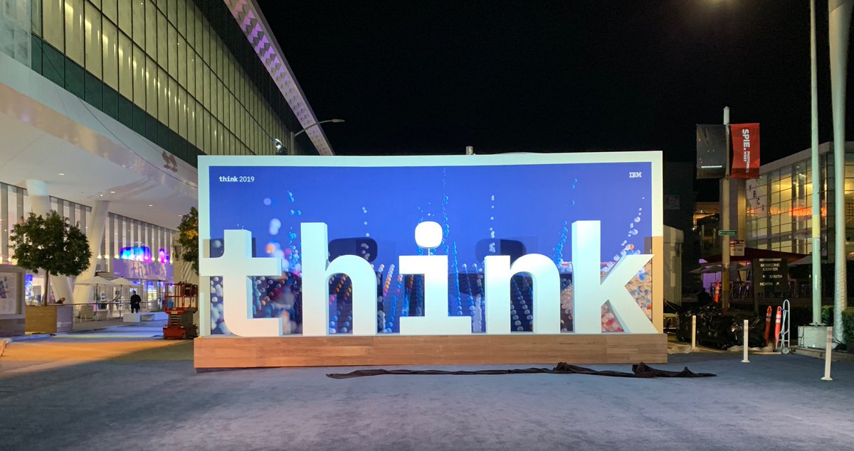 fchameau's tweet photo. Opening keynote yesterday at #Think2019
in SF. Entering digital transformation phase 2, says IBM chairman Ginny Rometty, relayed by Red Hat CEO.
This is all about AI, Hybrid Cloud integration, Kubernetes strategy, which all rely on APIs. @SocieteGenerale on the right path thus ! https://t.co/eAJKBgOO92
