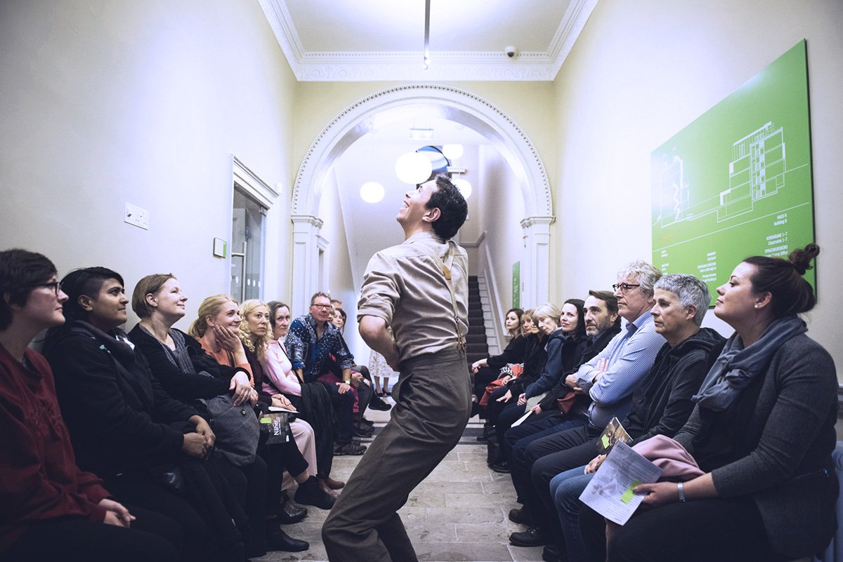 LizRocheCompany's tweet photo. We love this pic of Henry Montes at the hall of @GI_Irland 
'Näher.... closer, nearer, sooner' is a site-specific #dance piece created to showcase this gorgeous refurbished building at #37MerrionSquare 
Feb 15 - 5pm &amp; 8pm
Feb 16 - 2pm &amp; 5pm
Feb 17 - 2pm
https://t.co/ZfCcrCQc1d https://t.co/jmFMk6GBzT