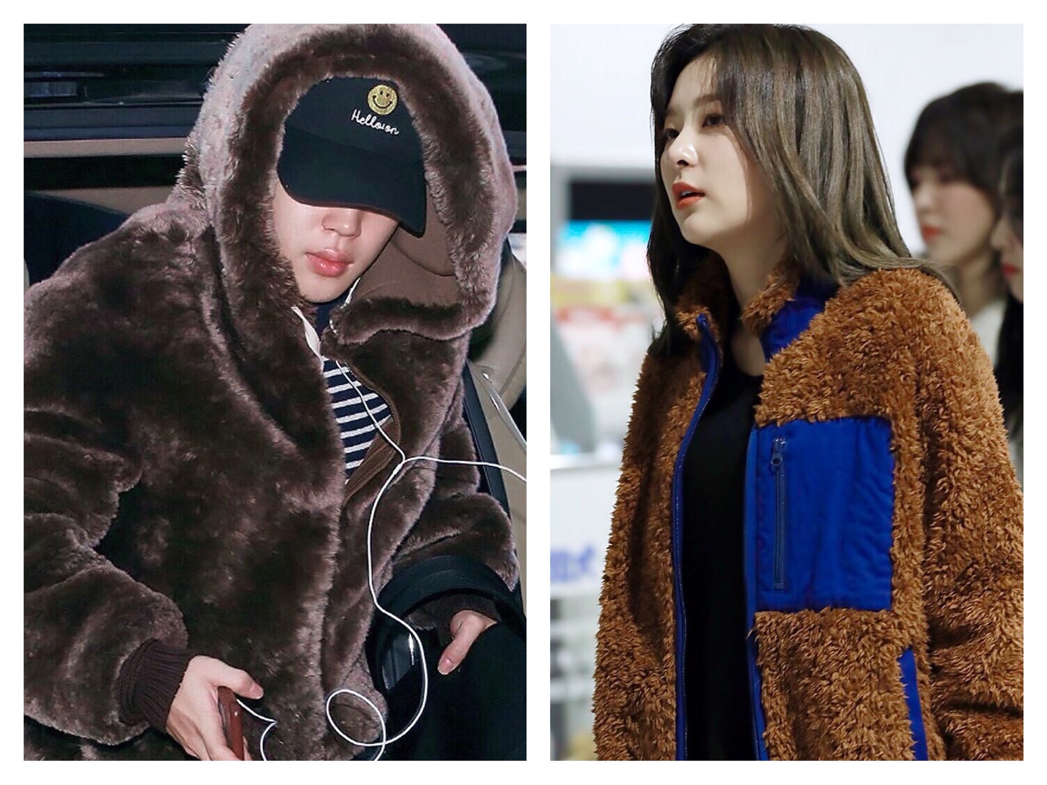 Jimin store fur jacket