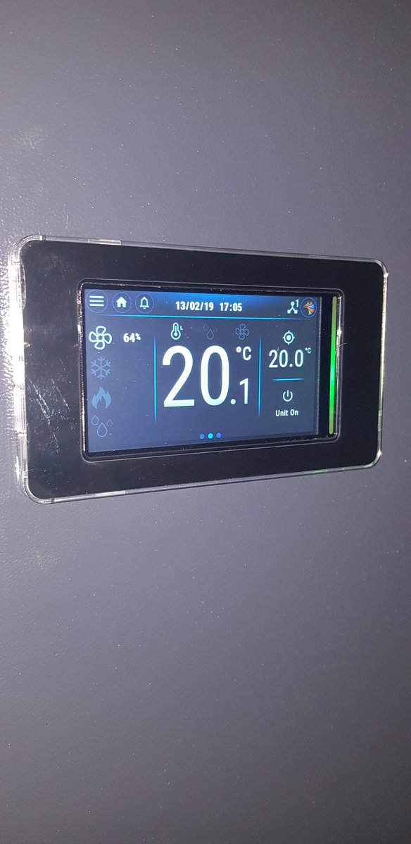 Another data centre downflow system installed and commisionied - This time a very nice SmartCool <a href="/AiredaleAC/">Airedale by Modine</a> system.

Parliament, London. 

#cooling #HVAC #TeamEspace