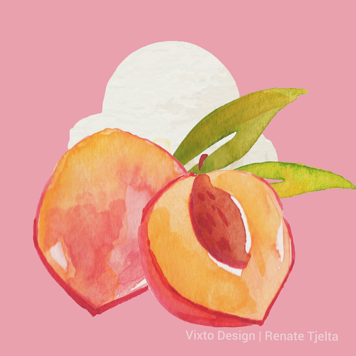 Yummy peaches🍑 The sweetest peaches I've ever tasted, I found here in Japan. It's like a dessert😍
#graphicdesign #peaches #packagedesign #watercolor #watercolorfruit #packaging #design #brand #paleale #beveragedesign #peachesandcream #grafiskdesign #illustrator