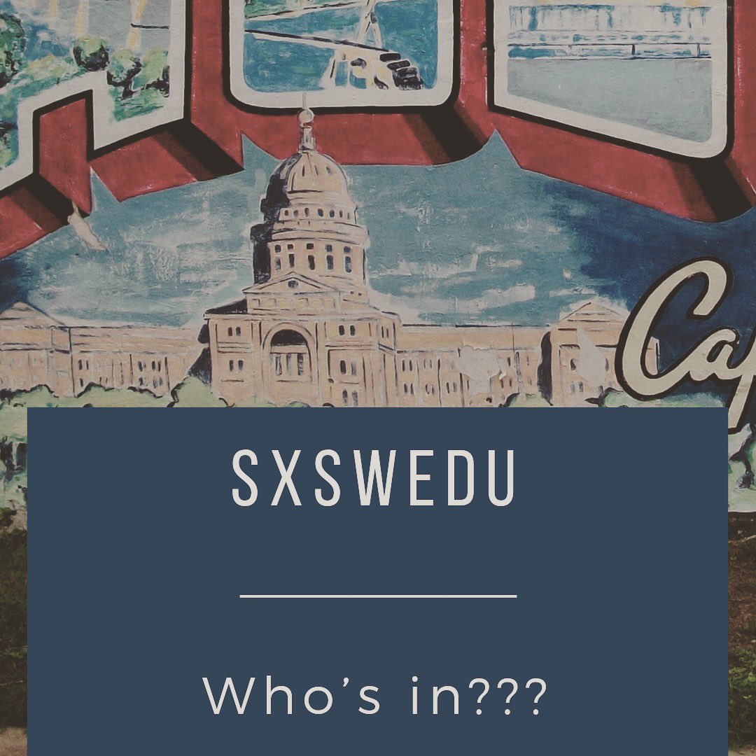 Stay tuned!!  The <a href="/DallasEdTech/">DallasEdTech MeetUp Group</a> meetup group is busy planning big events for #SXSWedu! Are you going to be there? DM me for details!