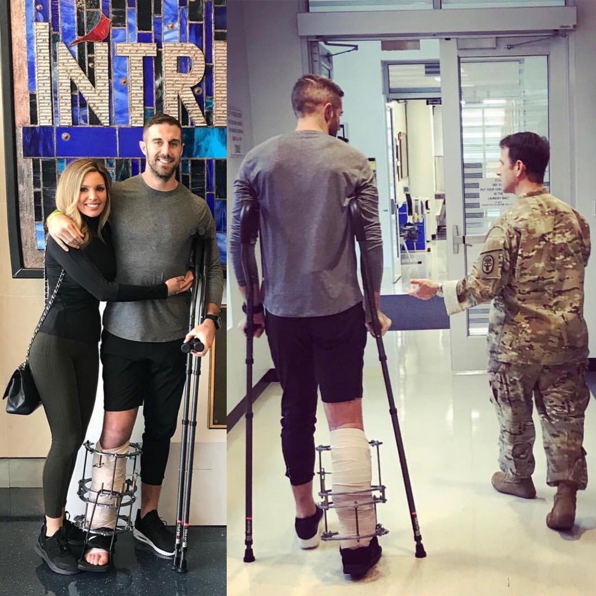 The Mmqb On Twitter Alex Smith And His Wife Spent Some Time At The Center For The Intrepid A Rehab Facility For Wounded Soldiers Via Lizbsmith11 Instagram Https T Co Gyjprroqrz