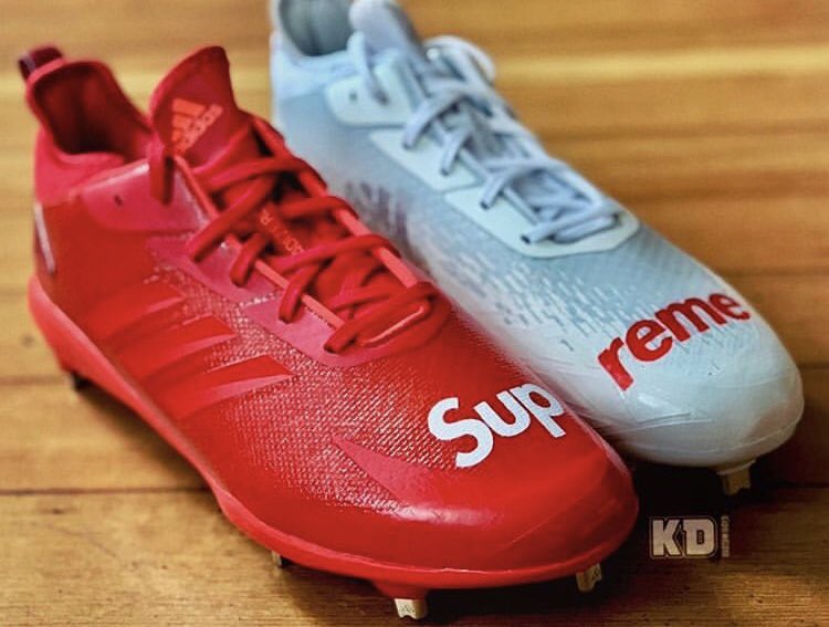 supreme baseball cleats